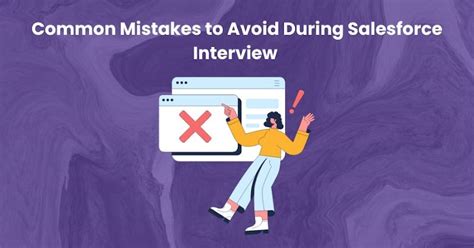 Common Mistakes To Avoid During Salesforce Interview Financeninsurance