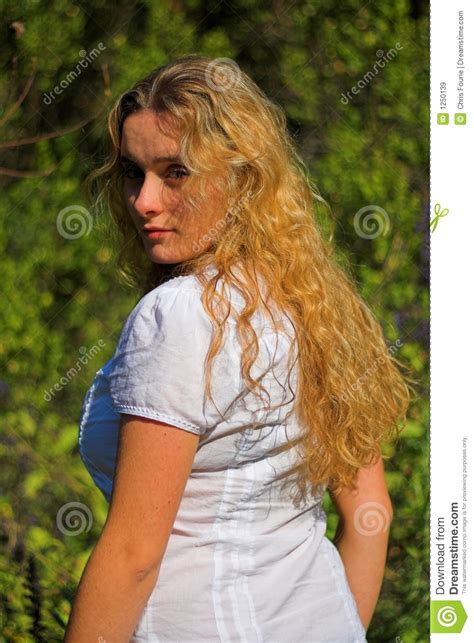 Stunning Girl Stock Image Image Of Happy Head Hair 1250139