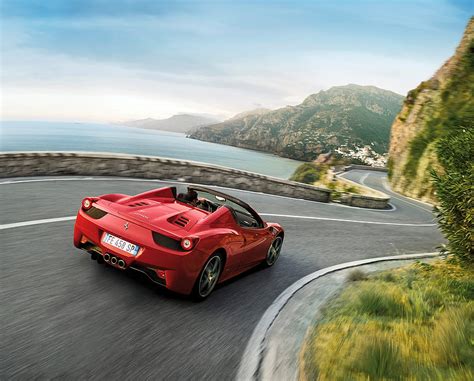 Ferrari On Landscape 458 Car Carros Wheel Wheels Hd Wallpaper
