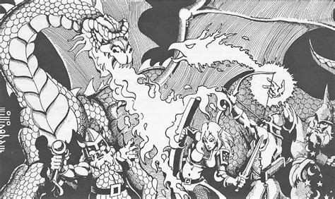 1981 Basic Dungeons And Dragons Interior Cover Art Bill Willingham