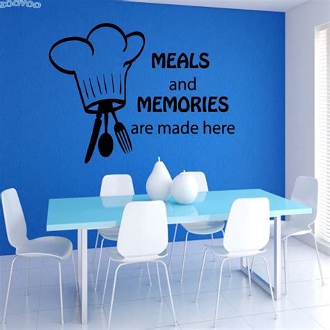 Zooyoo Meals And Memories Are Made Here Cutlery And Chef Hat Kitchen
