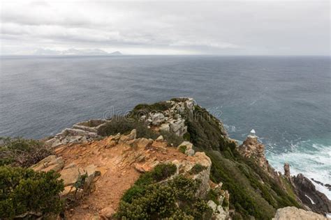 The New Lighthouse Of Cape Point In Cape Of Good Hope Nature Reserve In