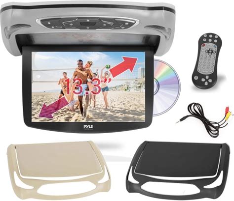 Amazon.com: Pyle Car Roof Mount DVD Player Monitor 13.3 inch Vehicle