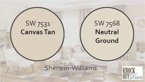 Sherwin Williams Canvas Tan Color SW 7531 A Timeless Beige For Your