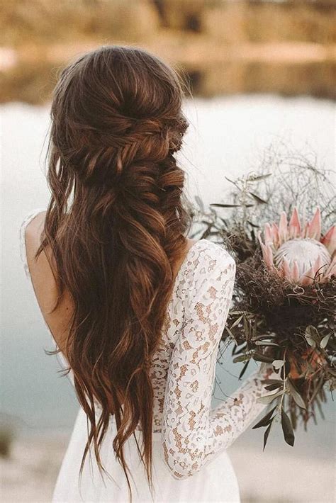 Bohemian Wedding Hairstyles For Long Hair