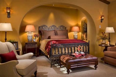 Romantic Mediterranean Master Bedroom Ideas Mexican Furniture