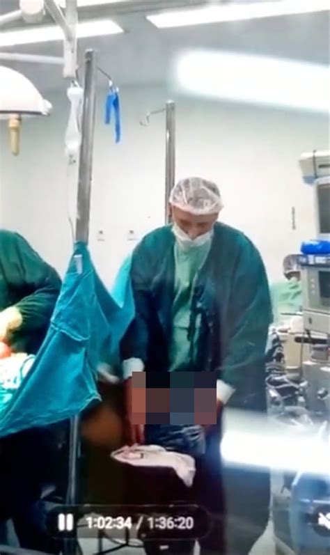 brazilian doctor sexually assaults woman undergoing c section action caught on camera