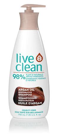 Live Clean Argan Oil Restorative Shampoo Walmart Canada