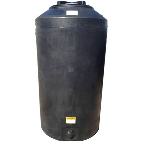 165 Gallon Dark Green Hdpe Vertical Water Storage Tank