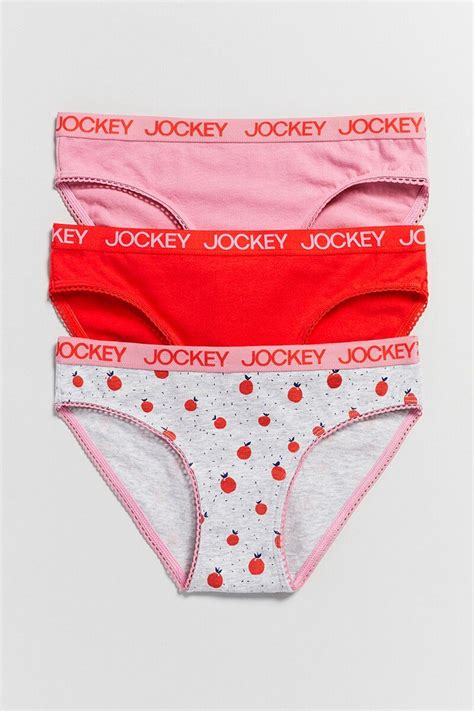 Jockey Girls Print Brief 3pk Girls Underwear Uxp8