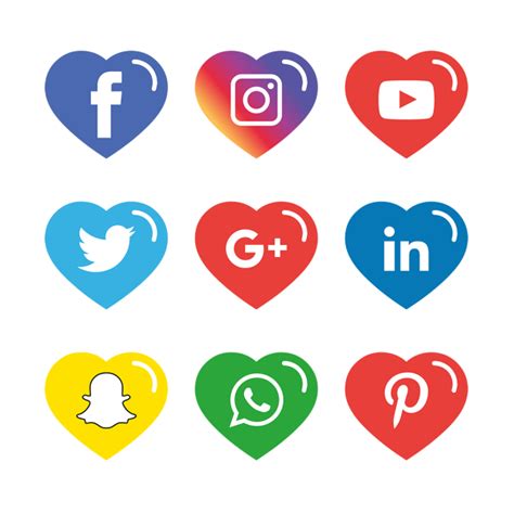 Social Media Icons Set Social Media Icons Social Media Social Media