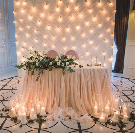 27 Cool Sweetheart Wedding Table Backdrops To Try Crazyforus