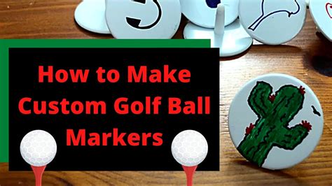 How To Make Custom Golf Ball Markers Youtube
