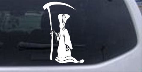 Grim Reaper Decal Car Or Truck Window Decal Sticker Rad Dezigns