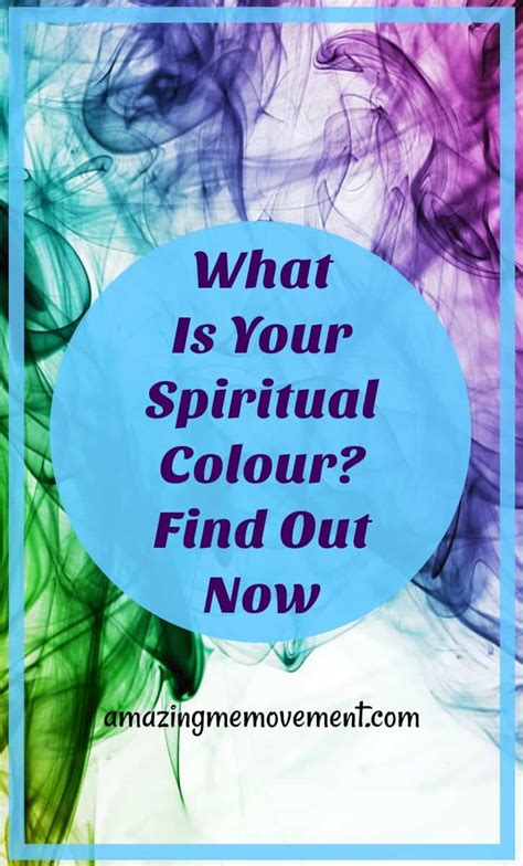 What Is Your Spiritual Colour Take This Test To Find Out