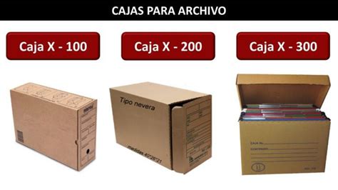 Cajas Archivadoras Contabilidad Actualizado Noviembre