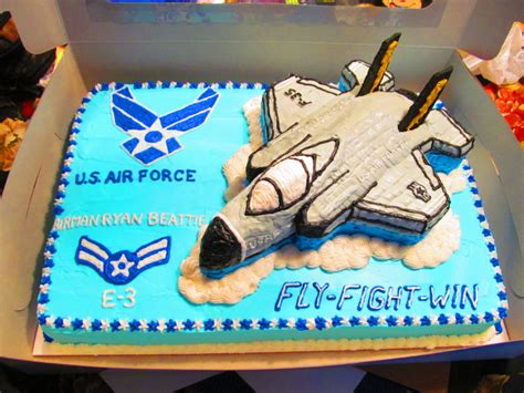 Coolest Us Air Force F 35 Cake Cool Birthday Cakes Air Force
