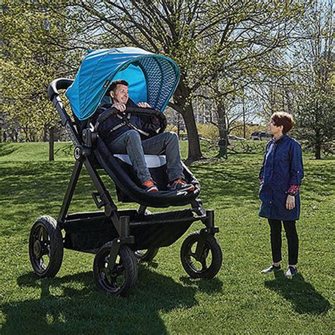 Giant Adultsize Stroller Lets Parents Test Out For Babies Popsugar Moms