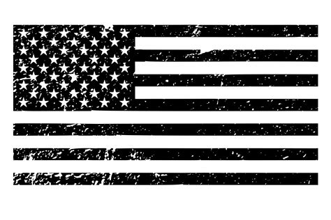 Black Distressed American Flag Svg Free