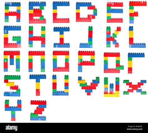Alfabeto Lego Para Baixar E Imprimir Letras De Lego Padrões Alfabeto