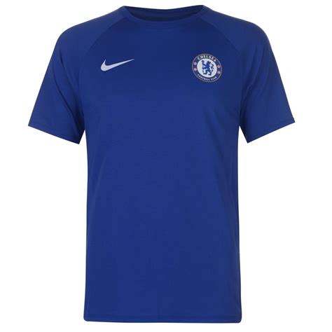 Mens Nike Chelsea Football Club Graphic T Shirt Blue T Shirts