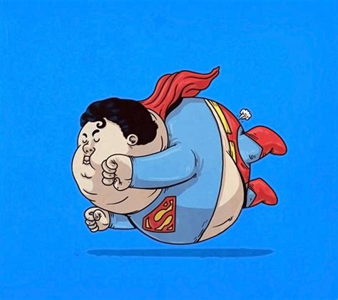 Superman Humor Fat Wallpaper Art And Paintings Wallpaper Better