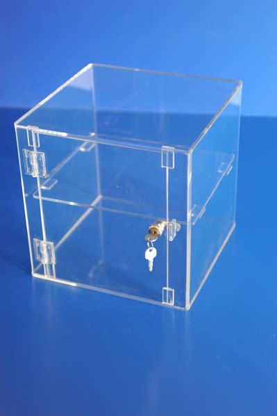 Lockable Display Cabinet 300 X 300 X 300 Plasticraft Displays