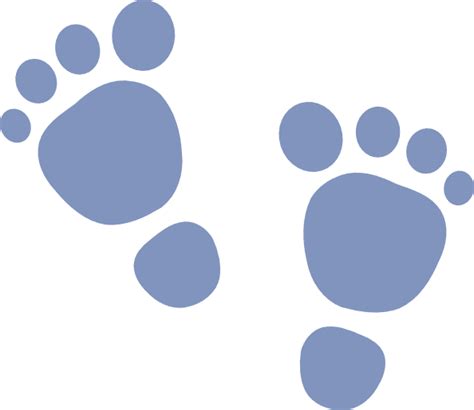 Blue Baby Feet Clipart Png Free Clipart World