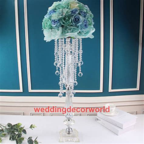 New Style Crystal Wedding Centerpiece Flower Stand Aisle Road Leads