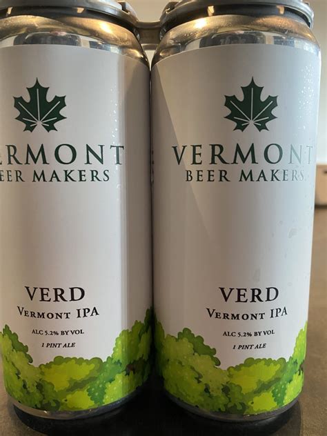 Vermont Beer Makers Verd Perks Beer And Beverage