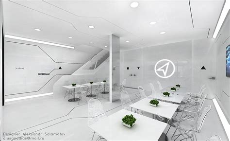 Шале Сухой On Behance Futuristic Interior Chalet Future Design