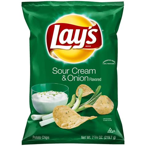 Frito Lay Lays Sour Cream And Onion Potato Chips