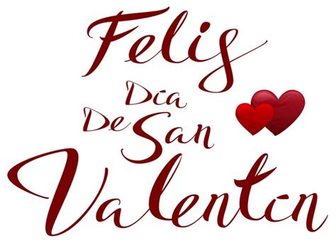 Spanish Text Happy Valentines Day Feliz Dia De San Valentin Hand