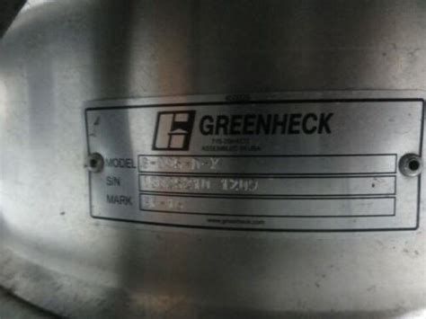 Greenheck G 095 D X Down Blast Exhaust Fan Ebay