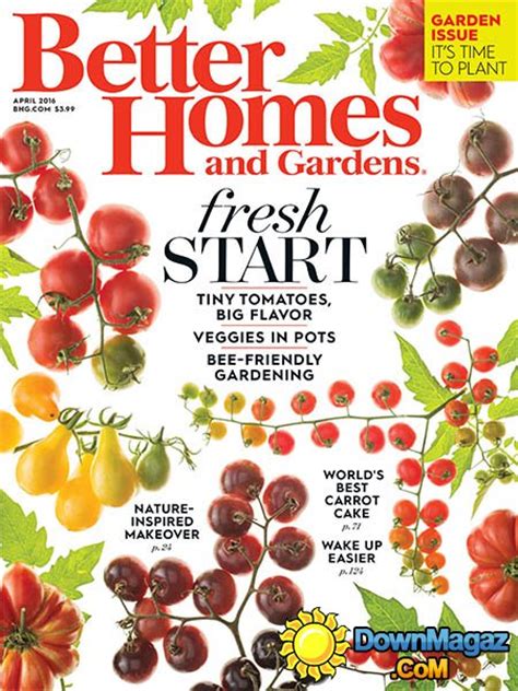 Better Homes And Gardens Usa April 2016 Download Pdf Magazines
