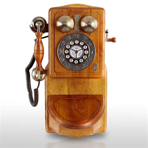 Pyle Prt45 Teléfono Para Montar En Pared Diseño Retro Estadounidense