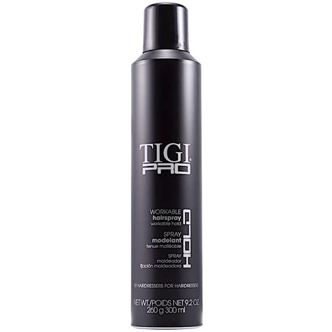 Tigi Pro Workable Hold Hairspray Dry Shampoo Shampoo Tigi