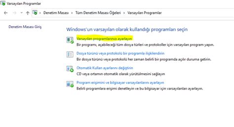Windows 10 Varsayılan Tarayıcı Değiştirme Bilgialnet