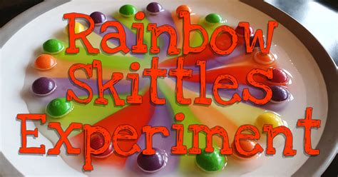 Rainbow Skittles Experiment For Kids Danny Nics Science Fix