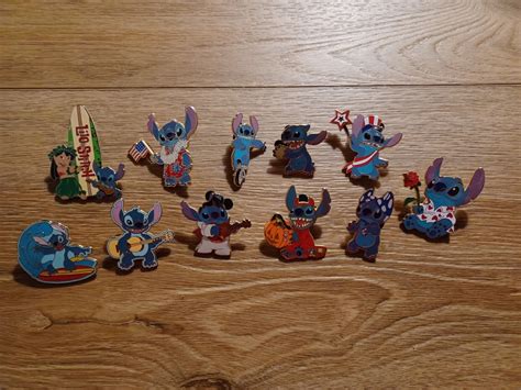 Lot Of 11 DIsney Pins Lilo Stitch Limited Edition Antique Price