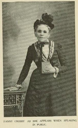 Fanny Crosby Photo Description Miss Crosby Stands With O Flickr
