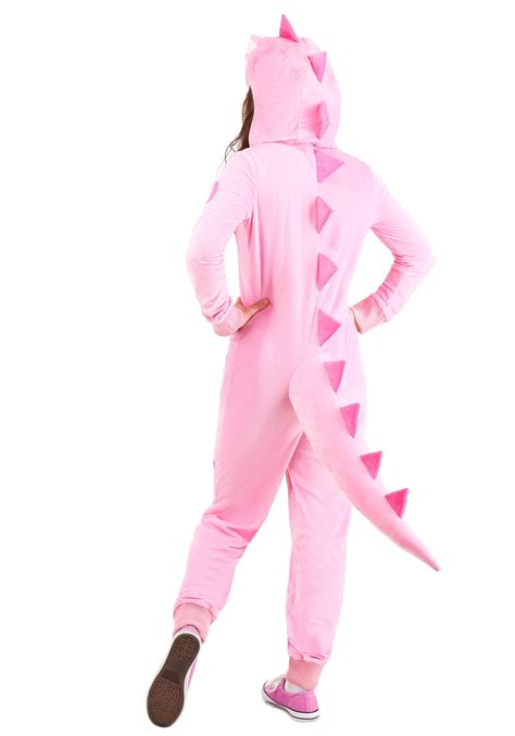 Pink Dinosaur Womens Onesie