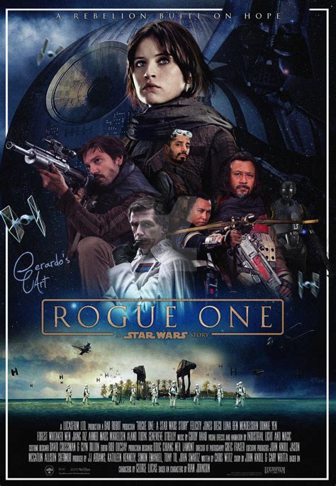 Rogue One A Star Wars Story Poster By Gerardosart On Deviantart
