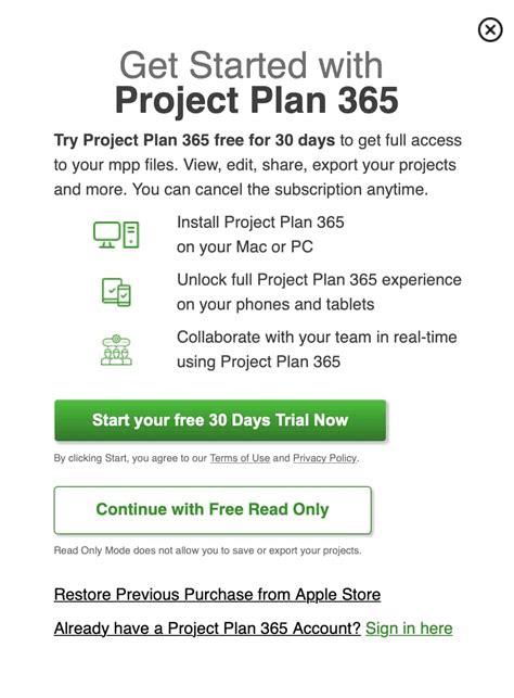 App Store Mac Start 30 Day Trial And Purchase Standard Subscription