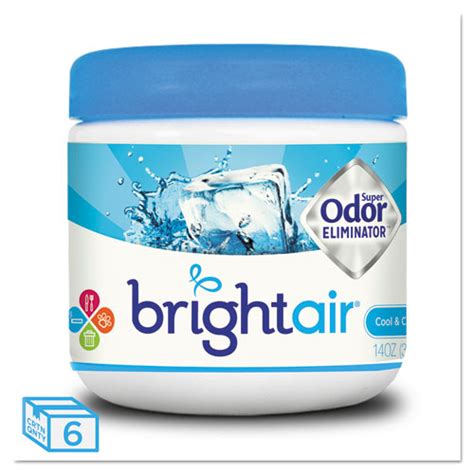 Bright Air Super Odor Eliminator Cool And Clean Blue 14oz 6carton