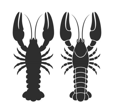 Crawfish Pic Silhouette Illustrations Royalty Free Vector Graphics