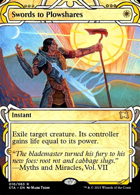 Promotional Goods Mtg Magic The Gathering Swords To Plowshares Gb Nm Many Available Free