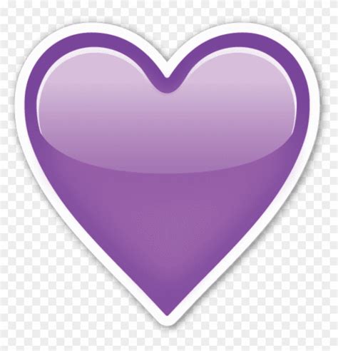 Purple Aesthetic Heart Emoji