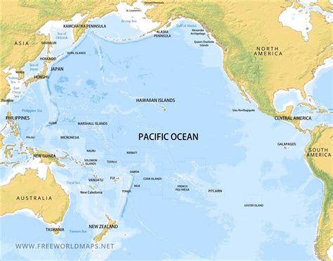 Pacific Countries Map Tumblestone