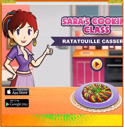 Entra en la cocina de una afamada chef en los juegos de sara's cooking class en juegos.com. Cocina con sara: Ratatouille | JuegosFUN.net